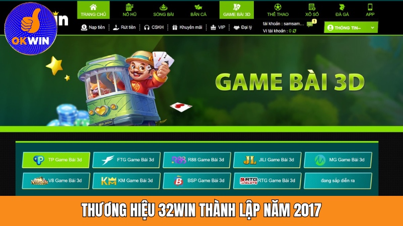 Giới thiệu 32WIN - Địa chỉ cá cược thành lập từ năm 2017