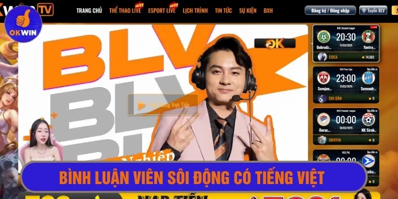 Bình luận sôi động có hỗ trợ Tiếng Việt