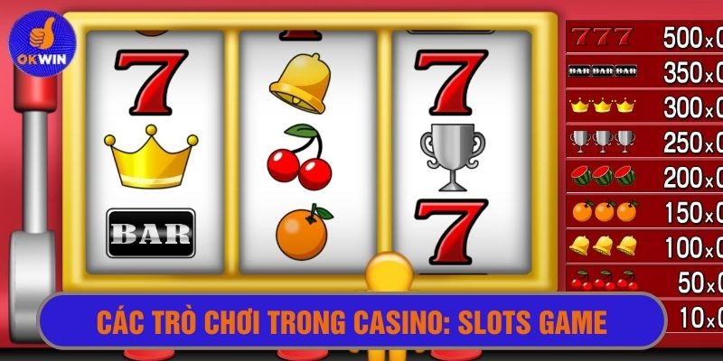 Trải nghiệm slots game (Máy Xèng) siêu hấp dẫn